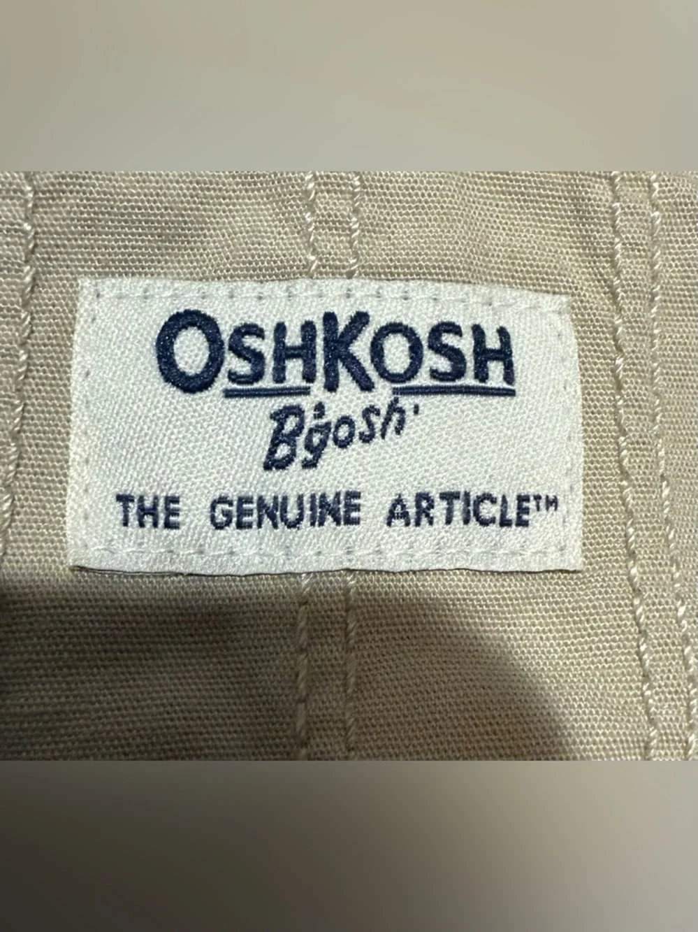 OshKosh B'gosh Girls Lightweight Floral-Lined Canvas Overalls- NWT